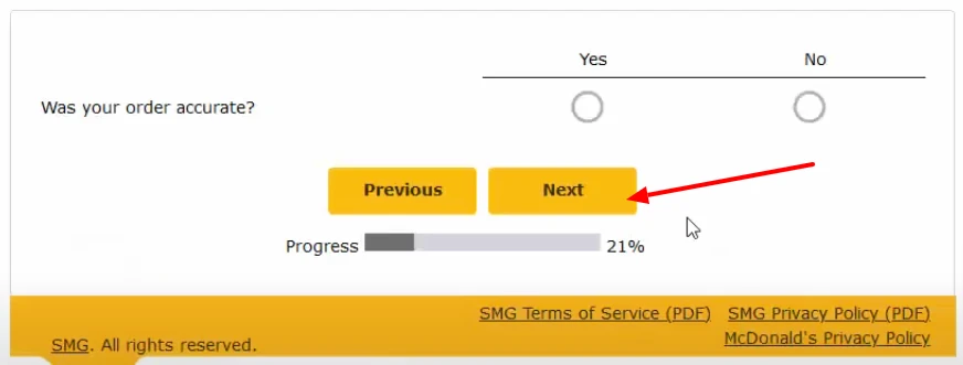 Your order accuracy