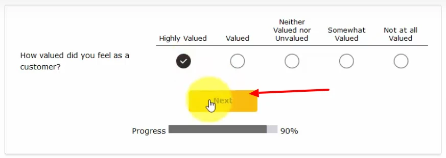 how valued you feel as a customer