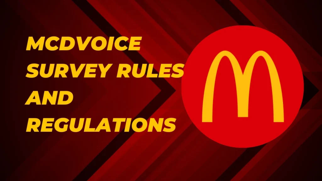 McDvoice Survey Rules and Regulations